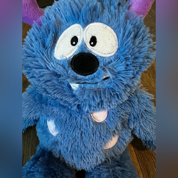 Warmies Blue and Purple Monster Stuffed Animal Plush ✨Like New✨ - Picture 2 of 6